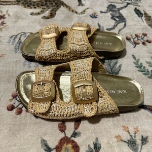 Nine West Tenly Casual Footbed Sandals size 8